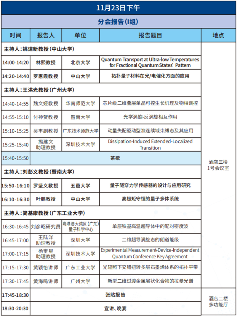 诚挚邀请您出席《2024年广东省物理学会学术年会暨中山大学物理学科百年论坛》